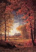 Albert Bierstadt Autumn in America, Oneida County oil painting artist